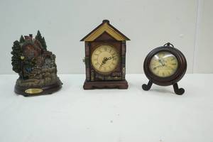 lot 339 image: musical and clocks