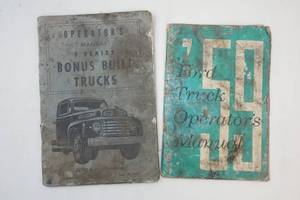 lot 360 image: vintage Ford manuals