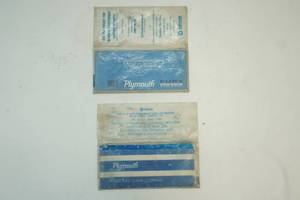 lot 361 image: vintage Plymouth owner manuals