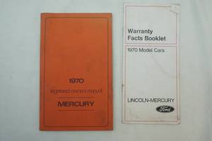 lot 390 image: Mercury owner manual