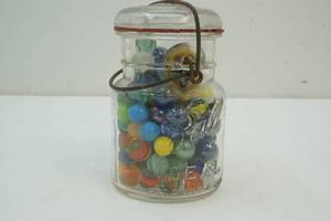 lot 406 image: vintage marbles