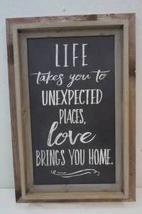 lot 418 image: Unexpected places wall decor