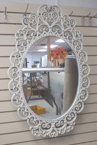lot 430 image: vintage mirror