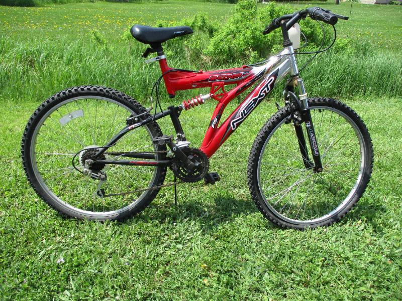 Next shocker discount aluminum mountain bike