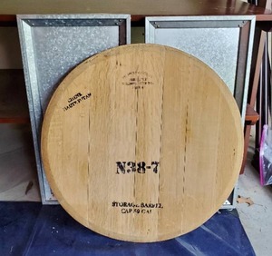 lot 312 image: Two Metal Trays And A Lazy Susan