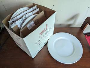 lot 296 image: Six Pottery Barn Plates