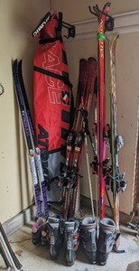 lot 306 image: Skis And Skiing Related Items