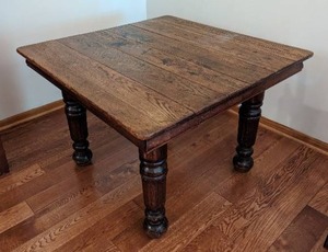 lot 34 image: Old Oak Kitchen Pub Table
