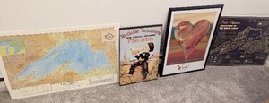 lot 100 image: Four Art Prints