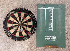 lot 103 image: Dart Board and Scoring Board
