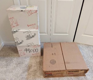 lot 104 image: Four Boxes of Glasses Mostly Spiegelau