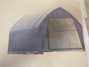 lot 1 image: Shelter Logic Garage-in-a-Box