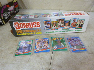 lot 77 image: 1991 Donruss Baseball Card Set 1-792