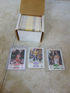 lot 94 image: 1990-91 Fleer Basketball Card Set 1-198