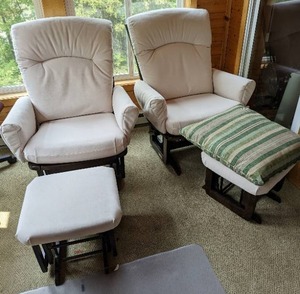 lot 73 image: Gliding Chairs by Dutalier