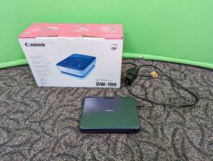 lot 327 image: Sony Portable DVD Player and Canon DVD Burner