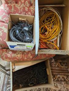 lot 345 image: Boxes of Cords and More