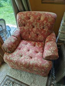 lot 348 image: Upholstered Arm Chair