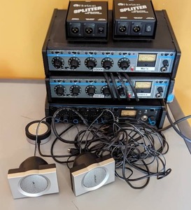 lot 356 image: Shure Mixers, Bose Speakers, Horizon Splitters