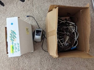 lot 370 image: Box of Office Supplies