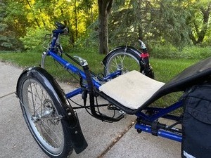 lot 517 image: Premium Trike with trike carrier hitch mount for one or two trikes