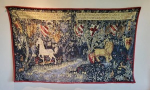 lot 2 image: Knights Of The Round Table Tapestry