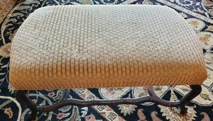lot 327 image: William Switzer Upholstered BenchOttoman