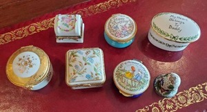 lot 330 image: Collection Of PillTrinket Boxes