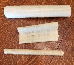 lot 370 image: Three Pieces Papyrus Art