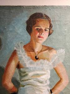 lot 10 image: C. Warren Klinefelter Oil On Canvas Painting