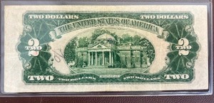 1928E RED SEAL $2 BILL
