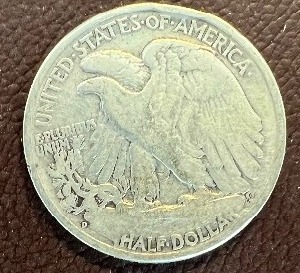 1944D WALKING LIBERTY HALF DOLLAR