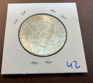 1965 BU KENNEDY HALF DOLLAR  40% SILVER