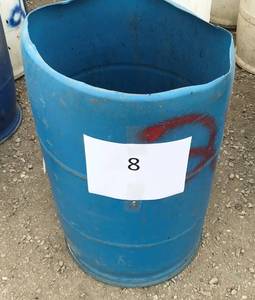10 - 55 Gallon Recycling Barrels