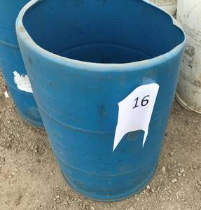 10 - 55 Gallon Recycling Barrels