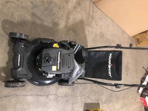lot 1 image: Powersmart Walk Behind Lawn Mower Customer Returns See Pictures