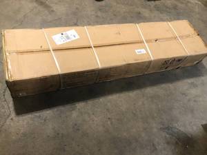 lot 12 image: Husky Ready-to-Assemble 24-Gauge Steel Freestanding Garage Cabinet in Red (30 in. W x 72 in. H x 18 in. D)  Customer Returns See Pictures
