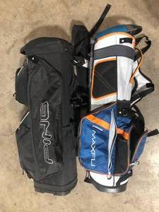 lot 31 image: Lot 2 Golfing Bags    Customer Returns See Pictures