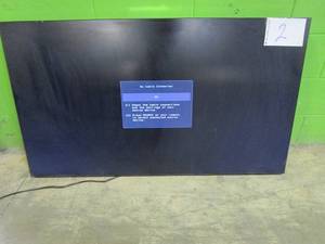 lot 2 image: Samsung 55-inch 1920 x 1080 LED Backlit DVI  DisplayPort  VGA LCD Display,  UD55E-A -  Works, Has Power Cord, MISSING CABLES, SLlGHT SCRATCHES, USED IN WAREHOUSE - SOLD AS IS