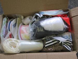 lot 37 image: box of ribbons ...