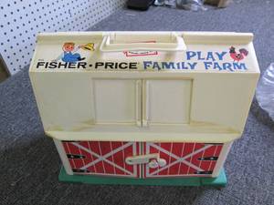 lot 46 image: vintage fisher price barn ...