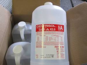 lot 115 image: 41 gallon bottles of centrisol aci...