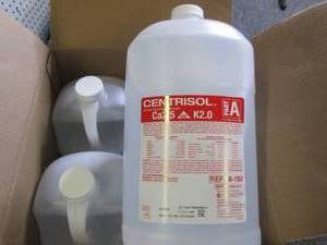 lot 116 image: 41 gallon bottles of centrisol aci...