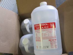 lot 117 image: 41 gallon bottles of centrisol aci...