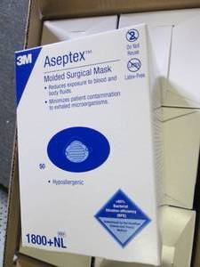 lot 129 image: case of molded surgical masks would...
