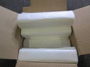 lot 144 image: case of 250 45 gallon trash bags...