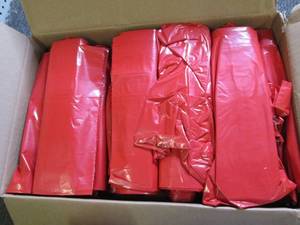 lot 156 image: case of 100 44 gallon colonial red ...