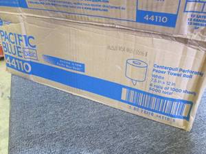 lot 158 image: case of 6 rolls of pacific blue cen...