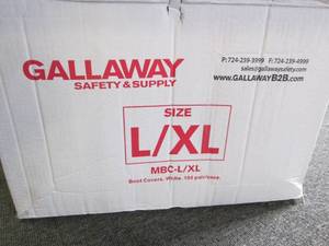 lot 179 image: case of gallaway boot covers size L...