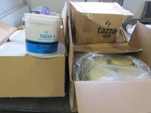 lot 241 image: 4 cases of tazza hand sanitizing wi...